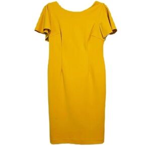 Glamour mustard dress